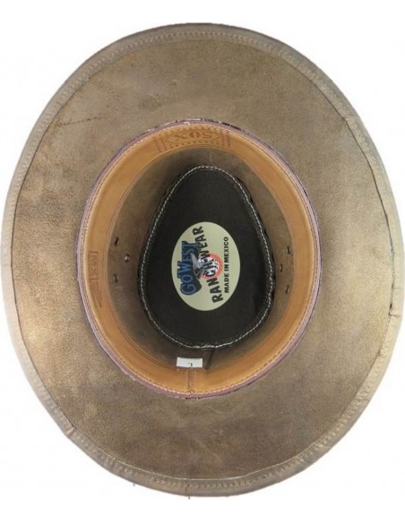 GORRA DE PIEL FIDEL CAFÉ