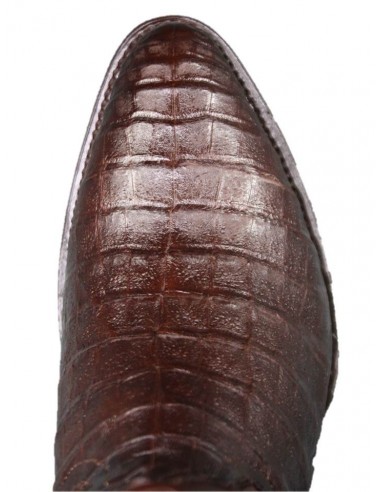 MENPHIS NOIR CROCODILE BELLY (ventre) HOMME GOWEST SANTIAG