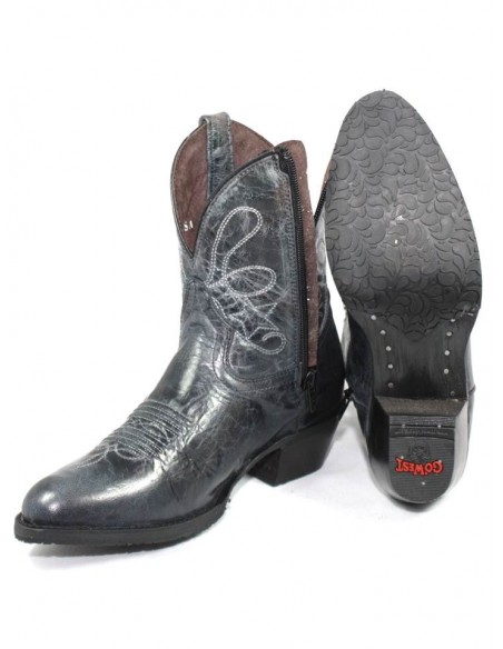 STELLA CON ZIP BLU ANTIC DONNA GOWEST SANTIAG