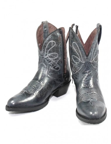 STELLA ZIP BLACK COWHIDE