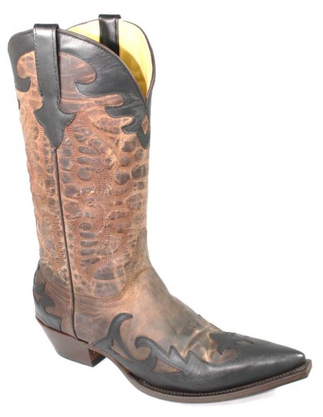 JUAREZ OILY BROWN LEATHER MAN GOWEST BOOTS