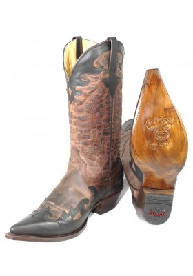 JUAREZ OILY BROWN LEATHER MAN GOWEST BOOTS 2