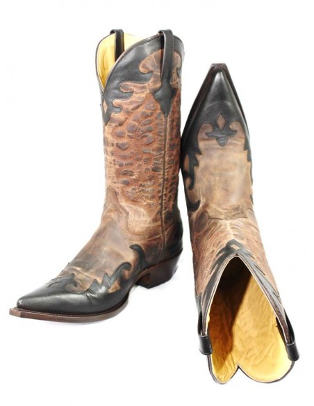 JUAREZ OILY BROWN LEATHER MAN GOWEST BOOTS