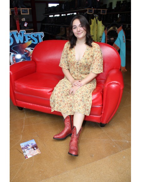 STELLA CON ZIP VECCHIO ROSSO DONNA GOWEST SANTIAG