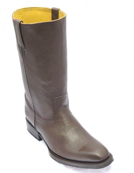 LAFAYETTE BOTTES GOWEST CUIR VACHETTE NORMAL CAFÉ NATUREL