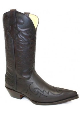 JUAREZ OILY BROWN LEATHER MAN GOWEST BOOTS