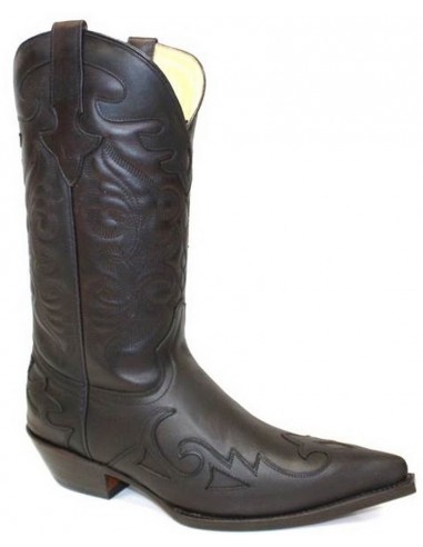 JUAREZ OILY BROWN LEATHER MAN GOWEST BOOTS
