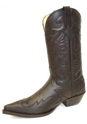 JUAREZ OILY BROWN LEATHER MAN GOWEST BOOTS 2