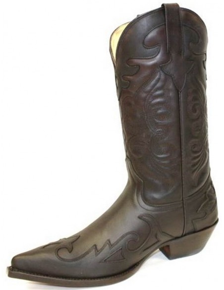 JUAREZ OILY BROWN LEATHER MAN GOWEST BOOTS