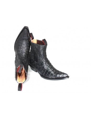 LUIS CROCODILE QUEUE NOIR HOMME GOWEST SANTIAG