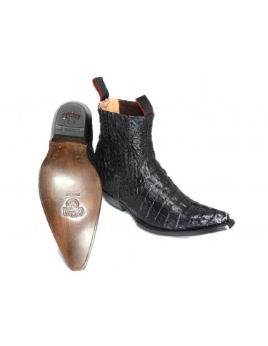 LUIS CROCODILE QUEUE NOIR HOMME GOWEST SANTIAG