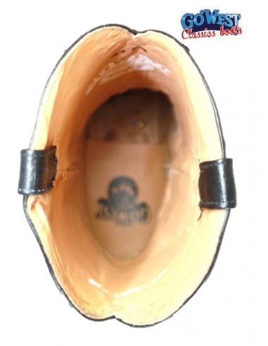 CHIHUAHUA CROCODILE BELLY (ventre) NOIR HOMME GOWEST SANTIAG