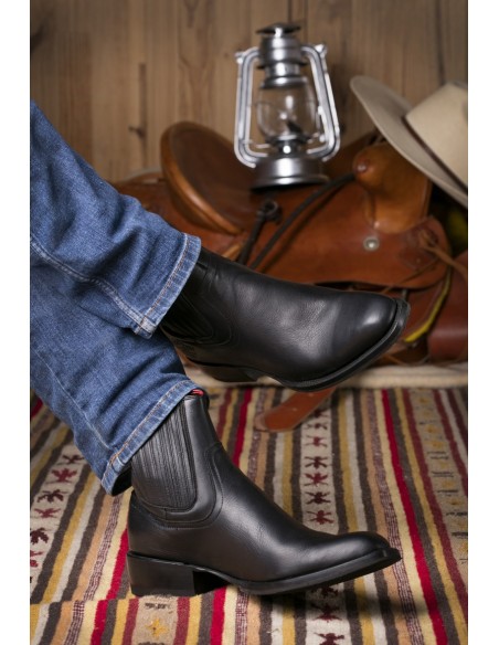 LOW BOOT BELAGIO MASTER BLACK MAN GOWEST