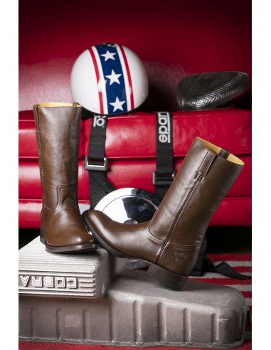 LAFAYETTE BOTTES GOWEST CUIR VACHETTE NORMAL CAFÉ NATUREL