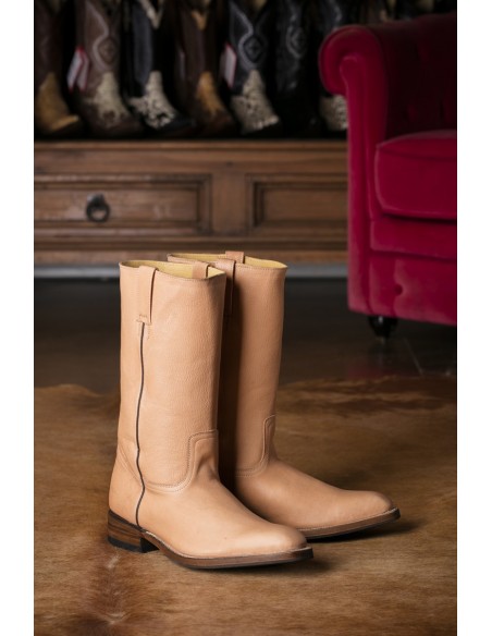 LAFAYETTE BOTTES GOWEST CUIR VEGETAL COGNAC