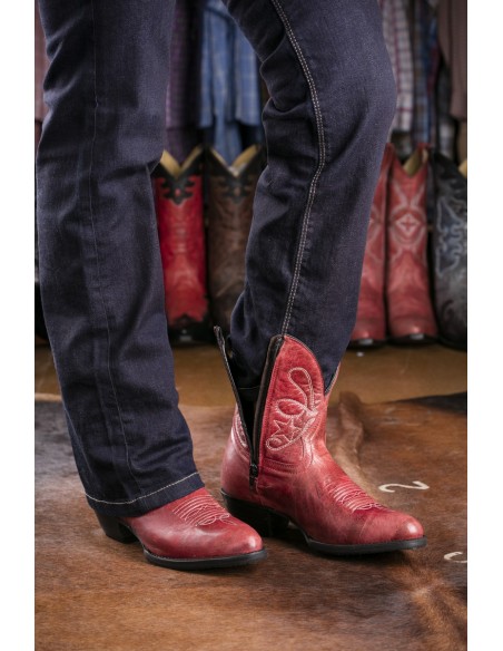 STELLA CON ZIP VECCHIO ROSSO DONNA GOWEST SANTIAG