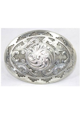 FIBBIA IN ARGENTO SFONDO NERO AQUILA ARGENTO FIG 2