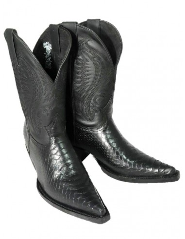 AGATA IMITATION PYTHON NOIR FEMME GOWEST SANTIAG