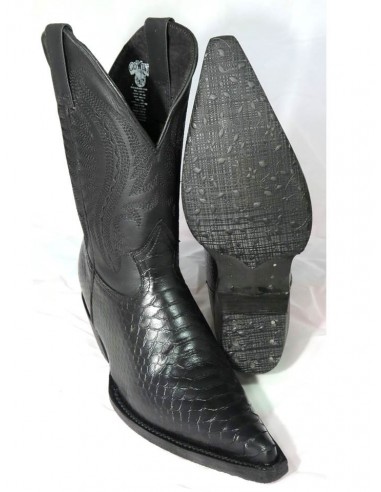 AGATA IMITATION PYTHON NOIR FEMME GOWEST SANTIAG