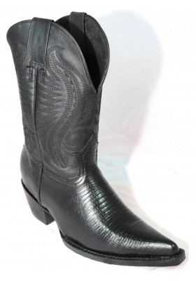 AGATA IMITATION LEZARD NOIR FEMME GOWEST SANTIAG