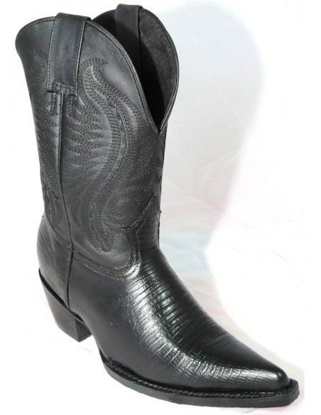 AGATA IMITATION LEZARD NOIR FEMME GOWEST SANTIAG