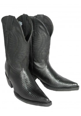 AGATA IMITATION LEZARD NOIR FEMME GOWEST SANTIAG 2