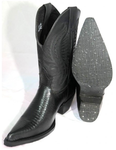 AGATA IMITATION LEZARD NOIR FEMME GOWEST SANTIAG