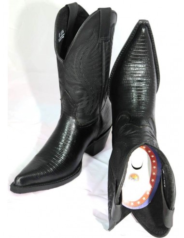 AGATA IMITATION LEZARD NOIR FEMME GOWEST SANTIAG