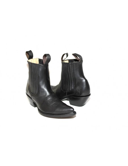STELLA ZIP BLACK COWHIDE
