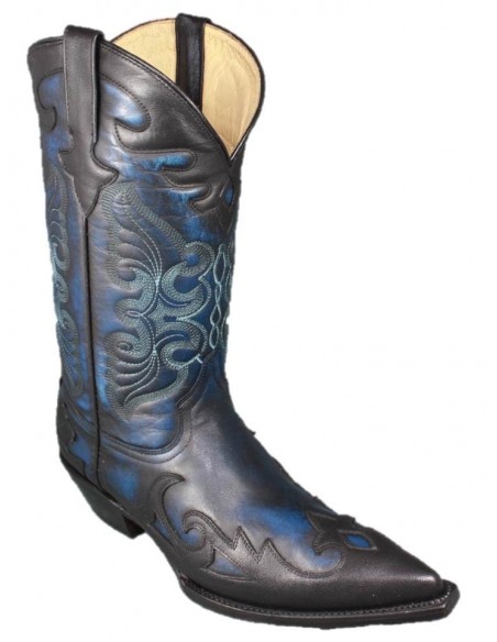 JUAREZ 2 NOIR BLEU HOMME GOWEST SANTIAG