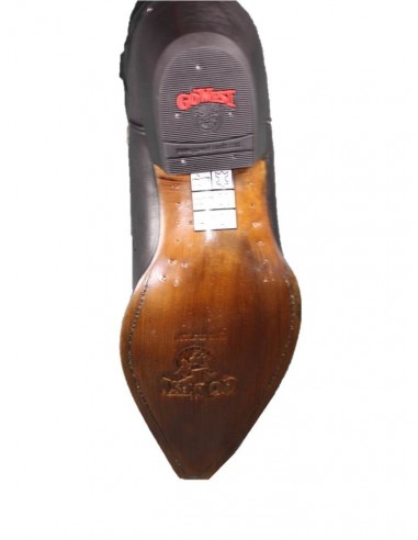 DESPERADO MAN BLACK/NATURAL GENUINEPYTHON /BLACK COWHIDE LEATHER