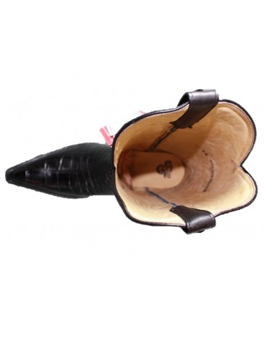 CHIHUAHUA AMERICAN ALLIGATOR BELLY (ventre) NOIR HOMME GOWEST SANTIAG