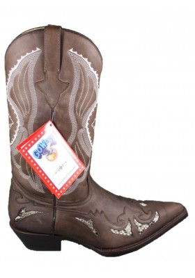 RIPORTO CRAZY BROWN COWHIDE WITH NATURAL PYTHON WINDOWS 2