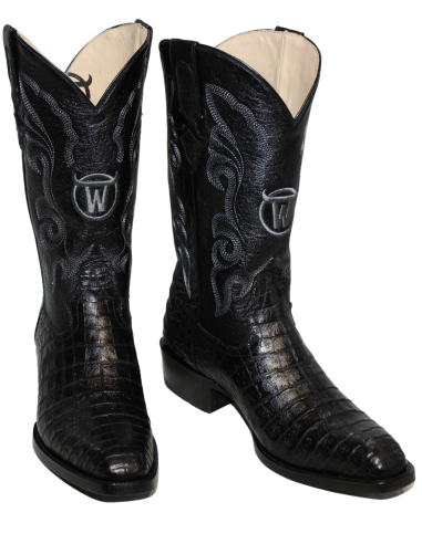 GENERAL LAFAYETTE EXOTIC BLACK CAIMAN BELLY