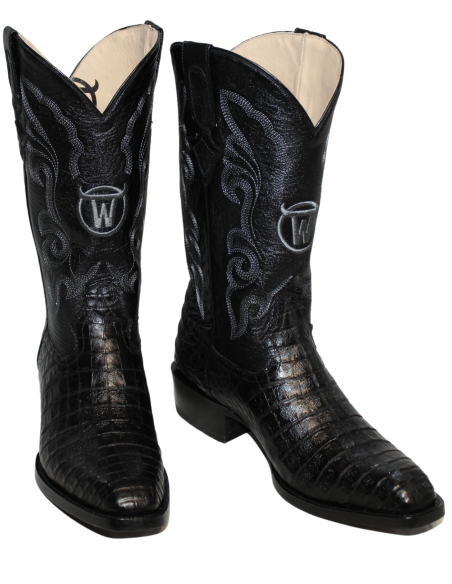 GENERAL LAFAYETTE EXOTIC BLACK CAIMAN BELLY