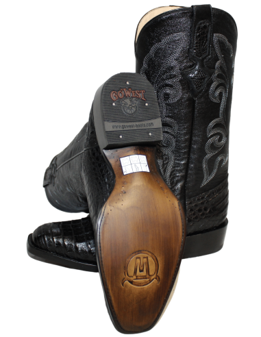 GENERAL LAFAYETTE EXOTIC BLACK CAIMAN BELLY