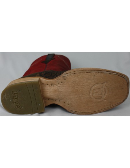 MAJOR CUSTER BROWN/RED HOMME GOWEST