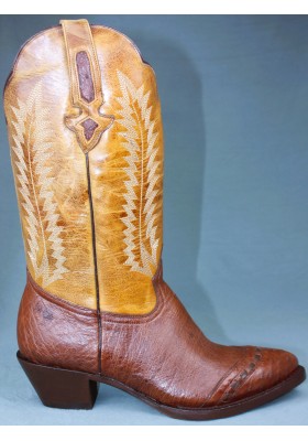 PALMA 143AEF AUTRUCHE CHOCO/MIEL FEMME GOWEST 2