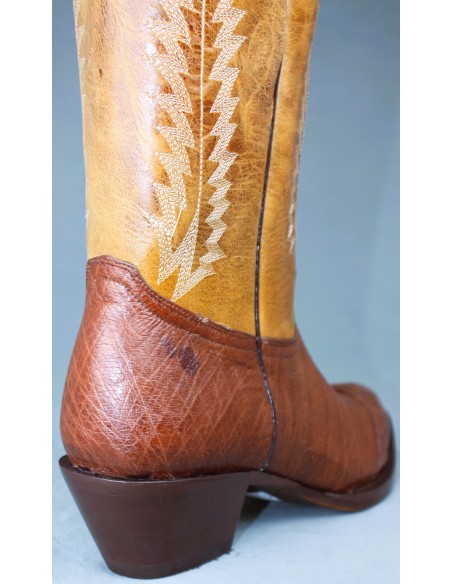 PALMA 143AEF AUTRUCHE CHOCO/MIEL FEMME GOWEST