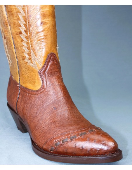 PALMA 143AEF AUTRUCHE CHOCO/MIEL FEMME GOWEST