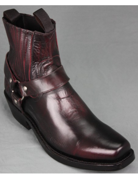 BOOTS SUDISTE BLACK CHERRY HOMME GOWEST SANTIAG