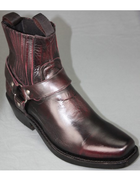 BOOTS SUDISTE BLACK CHERRY HOMME GOWEST SANTIAG