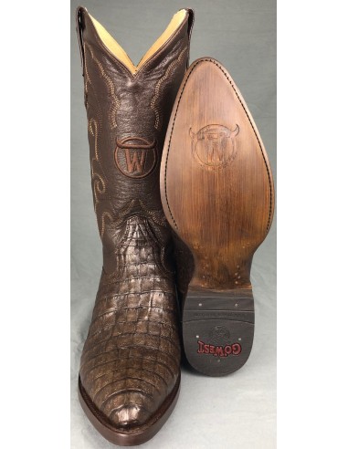 GEN.YEAGER CAIMAN BELLY (VENTRE) CAFE BOTAS...