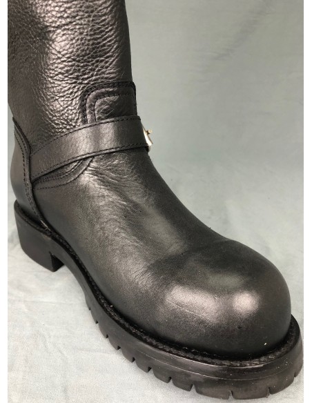 TERMINATOR BLACK STEEL TOE MEN GOWEST BOOTS