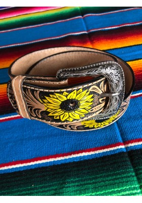 Ceinture cuir gravée Gowest