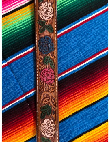 CEINTURE CUIR GRAVÉ GOWEST