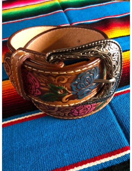 Ceinture cuir gravée Gowest