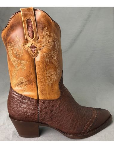 IBIZA AVESTRUZ MIEL/CAFÉ MUJER GOWEST