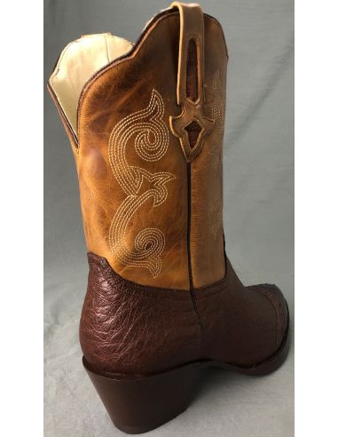 IBIZA DONNA STRUZZO MIELE/CAFFÈ