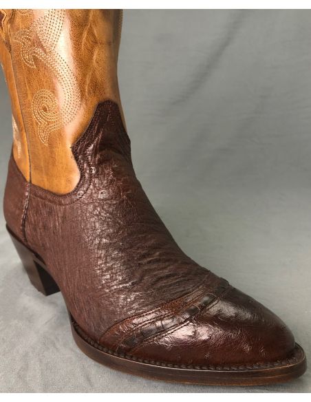 IBIZA AUTRUCHE MIEL/CAFE FEMME GOWEST